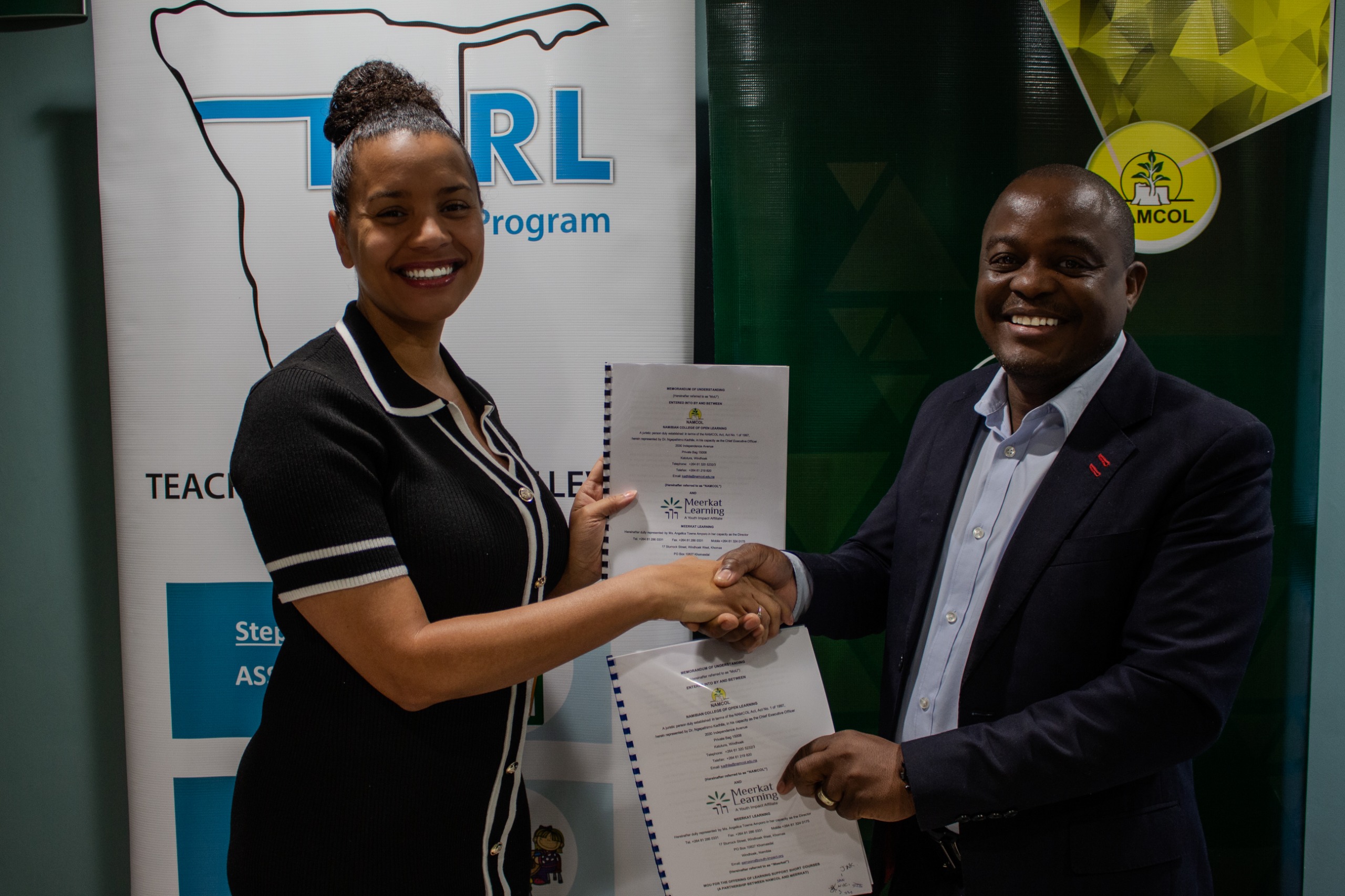 NAMCOL and Meerkat Learning signs MoU to Strengthen Literacy and Numeracy Support in Namibia